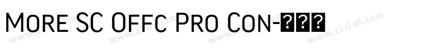More SC Offc Pro Con字体转换